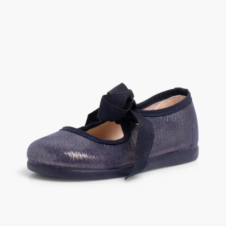 Menina Pisamonas Sapatos Merceditas Menina Com Brilho E Laco