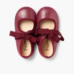Menina Pisamonas Sapatos Merceditas Menina Com Brilho E Laco