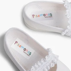 Menina Pisamonas Sapatos Merceditas Menina Tira Elastica Renda