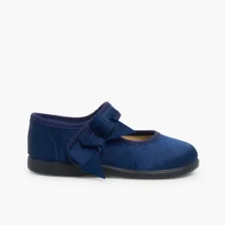 Menina Pisamonas Sapatos Merceditas Menina De Cetim Com Tiras Aderentes