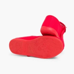 Menina Pisamonas Sapatos Merceditas Tecido Com Fivela Tamanhos Grandes