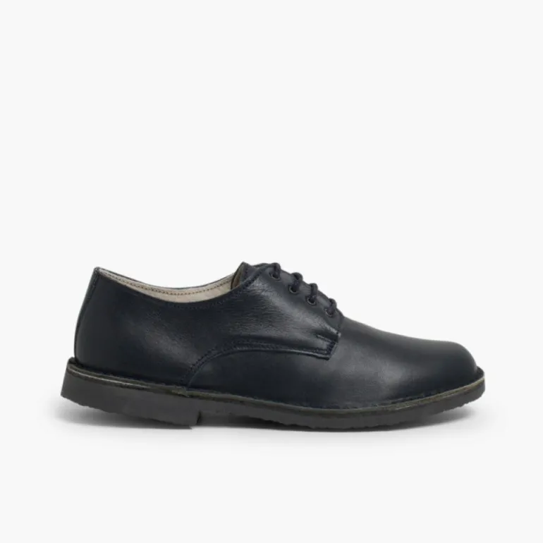 Menina Pisamonas Sapatos Oxford Menino Pele