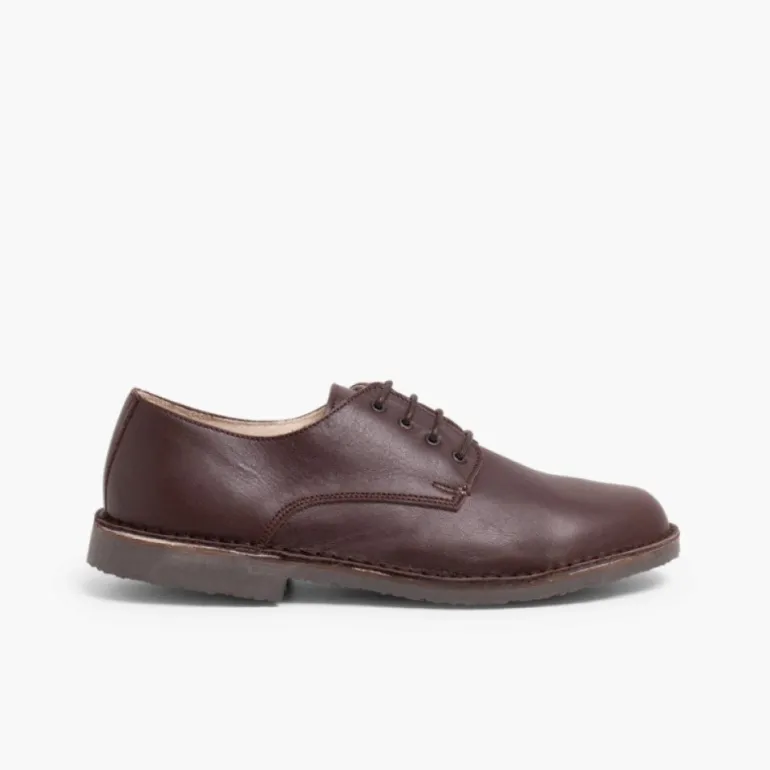 Menina Pisamonas Sapatos Oxford Menino Pele
