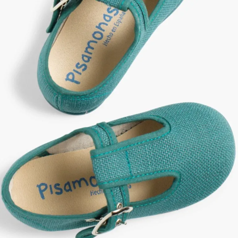 Menino Pisamonas Sapatos Pepito Linho Com Fivela