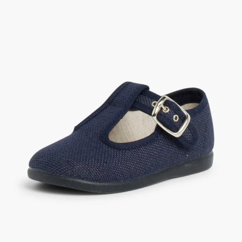Menino Pisamonas Sapatos Pepito Linho Com Fivela