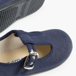 Menino Pisamonas Sapatos Pepito Linho Com Fivela