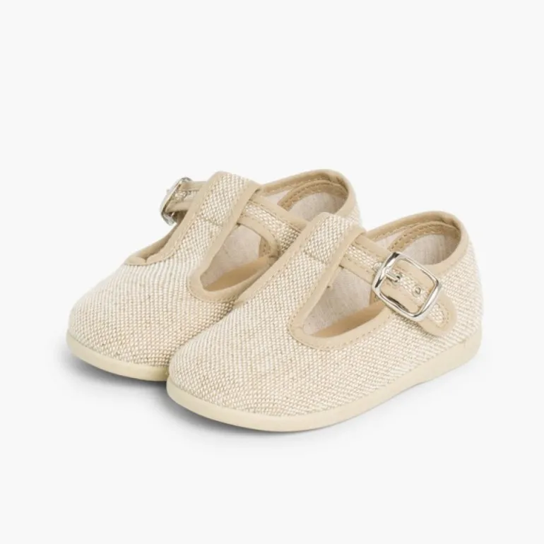 Menino Pisamonas Sapatos Pepito Linho Com Fivela