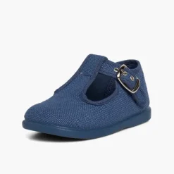 Menino Pisamonas Sapatos Pepito Linho Com Fivela