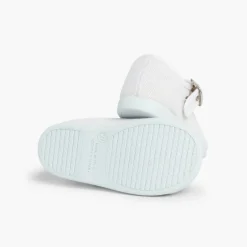 Menino Pisamonas Sapatos Pepito Linho Com Fivela