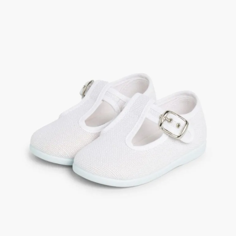 Menino Pisamonas Sapatos Pepito Linho Com Fivela