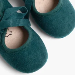 Menina Pisamonas Sapatos Tipo Camurca Nortenas Com Laco