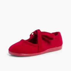 Menina Pisamonas Sapatos Tipo Camurca Nortenas Com Laco