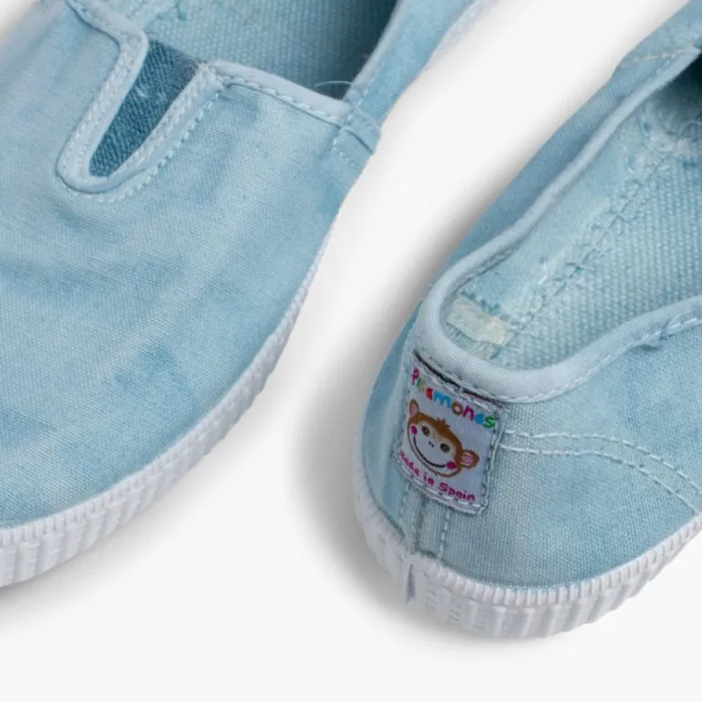 Menino Pisamonas Ténis Slip On Com Elastico
